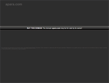 Tablet Screenshot of apara.com